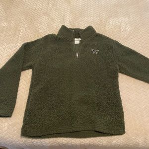 Pink brand Sherpa, Forrest green color, size S. No stains no rips or tears